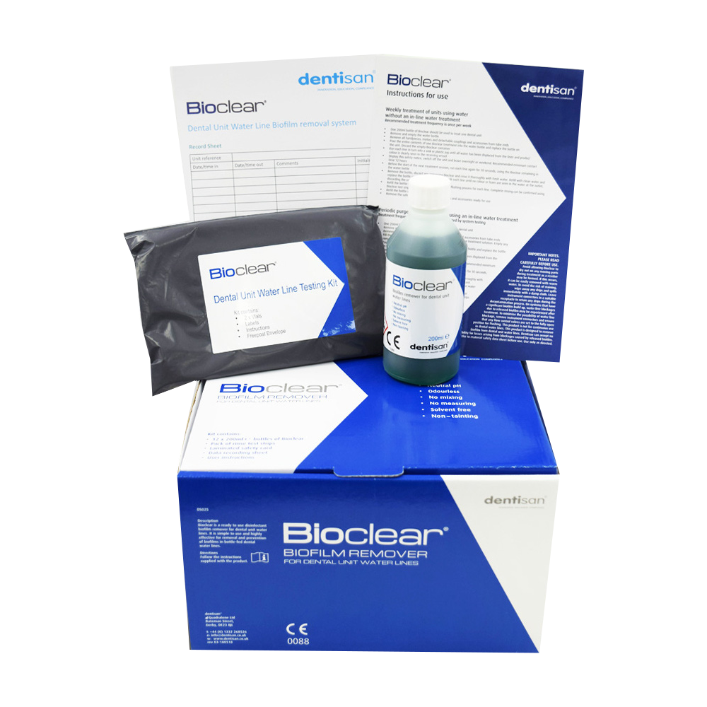 QD-DS025200 - Dentisan Bioclear Kit 12 Pack x 200ml bottle shock 